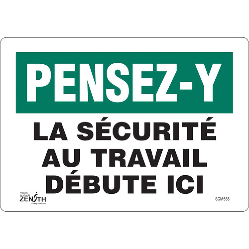 &#34;La Sécurité au Travail&#34; Sign<span class=' ItemWarning' style='display:block;'>Item is usually in stock, but we&#39;ll be in touch if there&#39;s a problem<br /></span>