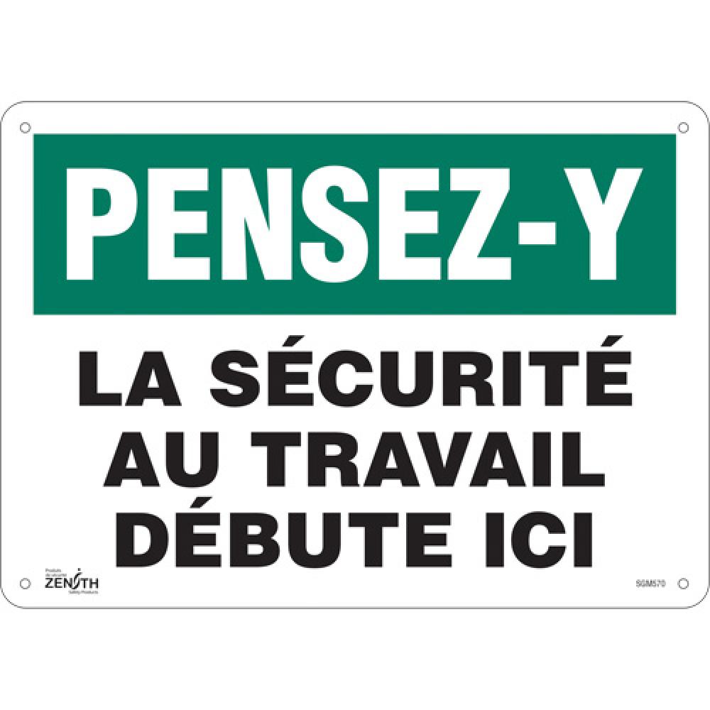 &#34;La Sécurité au Travail&#34; Sign<span class=' ItemWarning' style='display:block;'>Item is usually in stock, but we&#39;ll be in touch if there&#39;s a problem<br /></span>