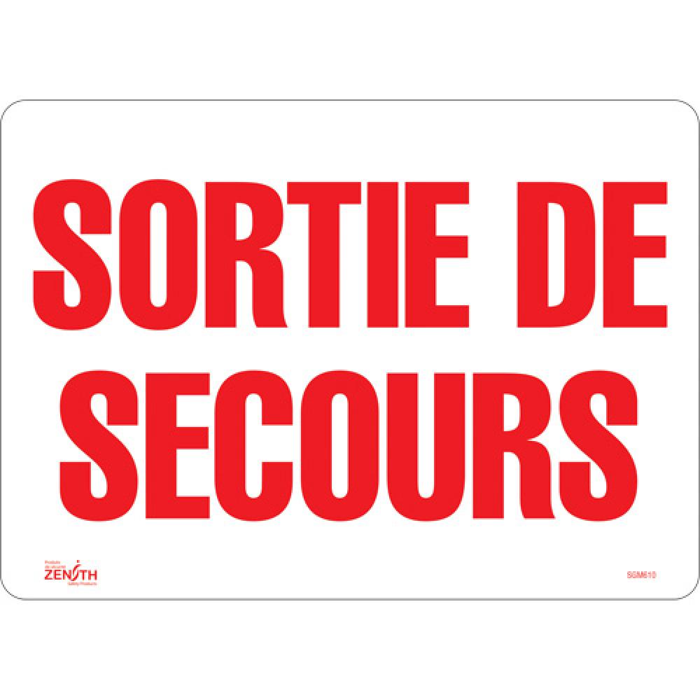 &#34;Sortie De Secours&#34; Sign<span class=' ItemWarning' style='display:block;'>Item is usually in stock, but we&#39;ll be in touch if there&#39;s a problem<br /></span>