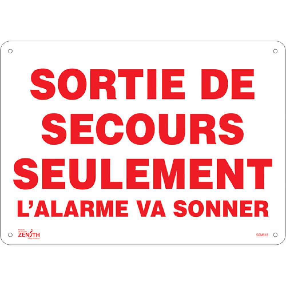 &#34;Sortie De Secours&#34; Sign<span class=' ItemWarning' style='display:block;'>Item is usually in stock, but we&#39;ll be in touch if there&#39;s a problem<br /></span>