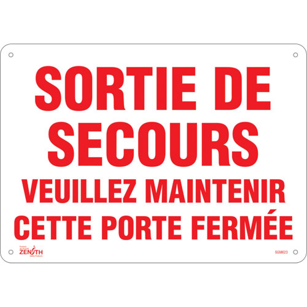 &#34;Sortie De Secours&#34; Sign<span class=' ItemWarning' style='display:block;'>Item is usually in stock, but we&#39;ll be in touch if there&#39;s a problem<br /></span>