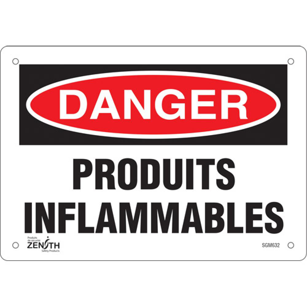 &#34;Produits Inflammables&#34; Sign<span class=' ItemWarning' style='display:block;'>Item is usually in stock, but we&#39;ll be in touch if there&#39;s a problem<br /></span>