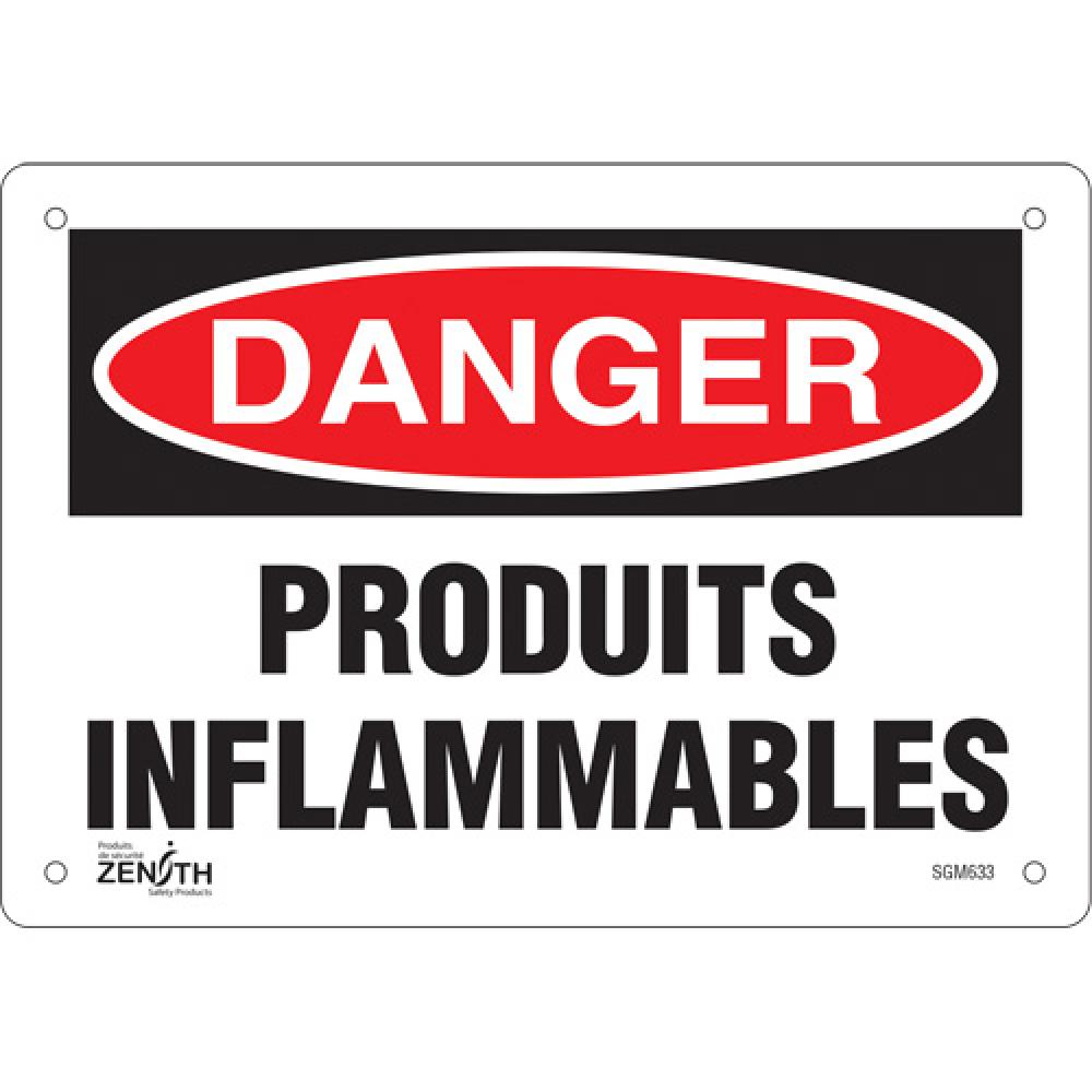 &#34;Produits Inflammables&#34; Sign<span class=' ItemWarning' style='display:block;'>Item is usually in stock, but we&#39;ll be in touch if there&#39;s a problem<br /></span>