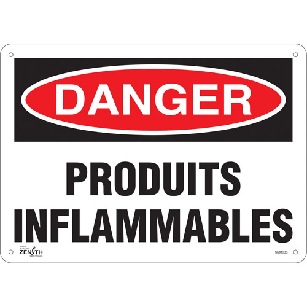 &#34;Produits Inflammables&#34; Sign<span class=' ItemWarning' style='display:block;'>Item is usually in stock, but we&#39;ll be in touch if there&#39;s a problem<br /></span>