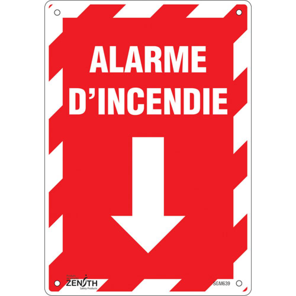 &#34;Alarme D&#39;Incendie&#34; Arrow Sign<span class=' ItemWarning' style='display:block;'>Item is usually in stock, but we&#39;ll be in touch if there&#39;s a problem<br /></span>