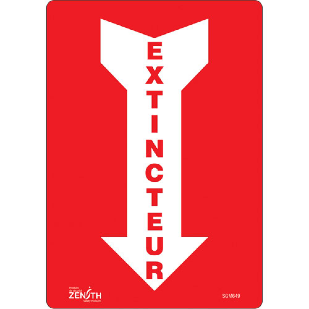 &#34;Extincteur&#34; Arrow Sign<span class=' ItemWarning' style='display:block;'>Item is usually in stock, but we&#39;ll be in touch if there&#39;s a problem<br /></span>