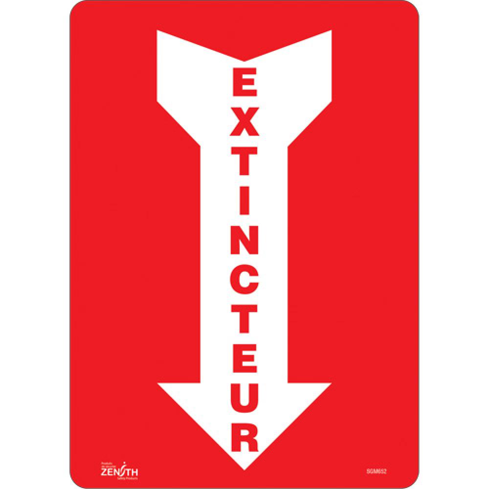 &#34;Extincteur&#34; Arrow Sign<span class=' ItemWarning' style='display:block;'>Item is usually in stock, but we&#39;ll be in touch if there&#39;s a problem<br /></span>