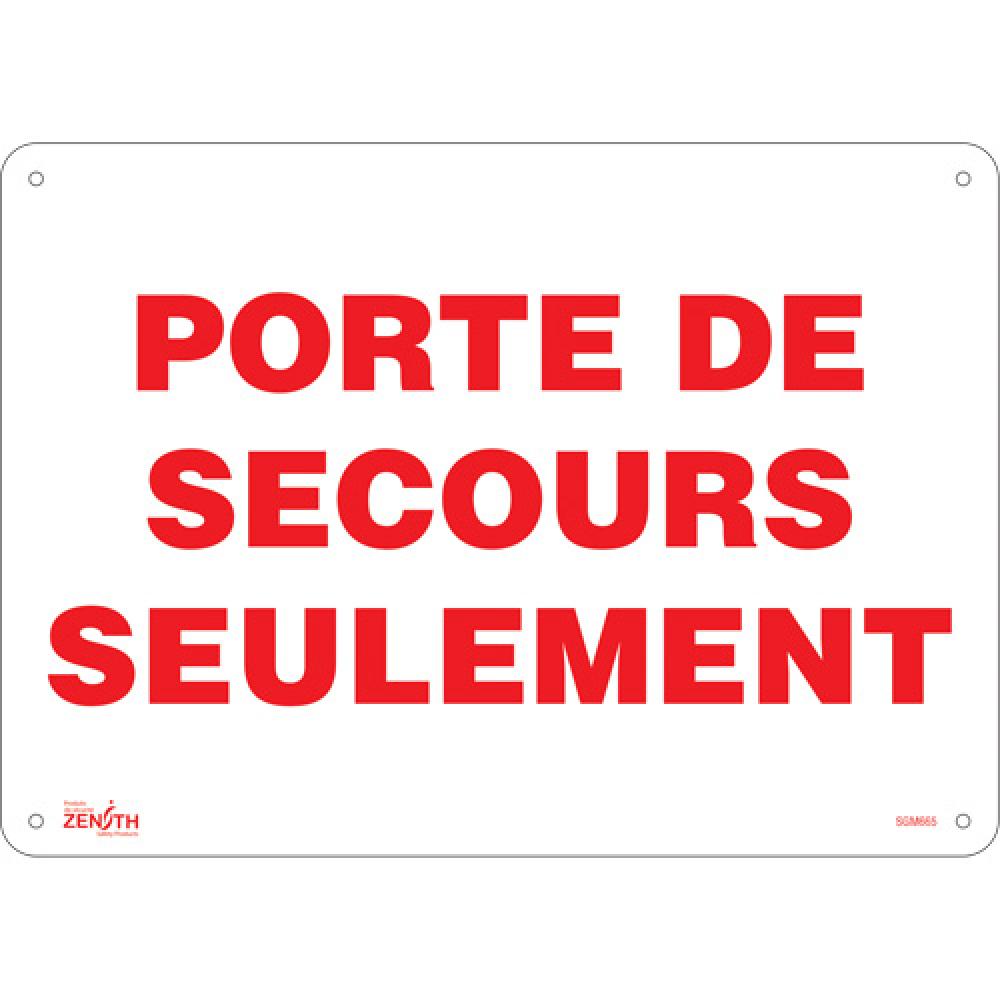 &#34;Porte De Secours&#34; Sign<span class=' ItemWarning' style='display:block;'>Item is usually in stock, but we&#39;ll be in touch if there&#39;s a problem<br /></span>