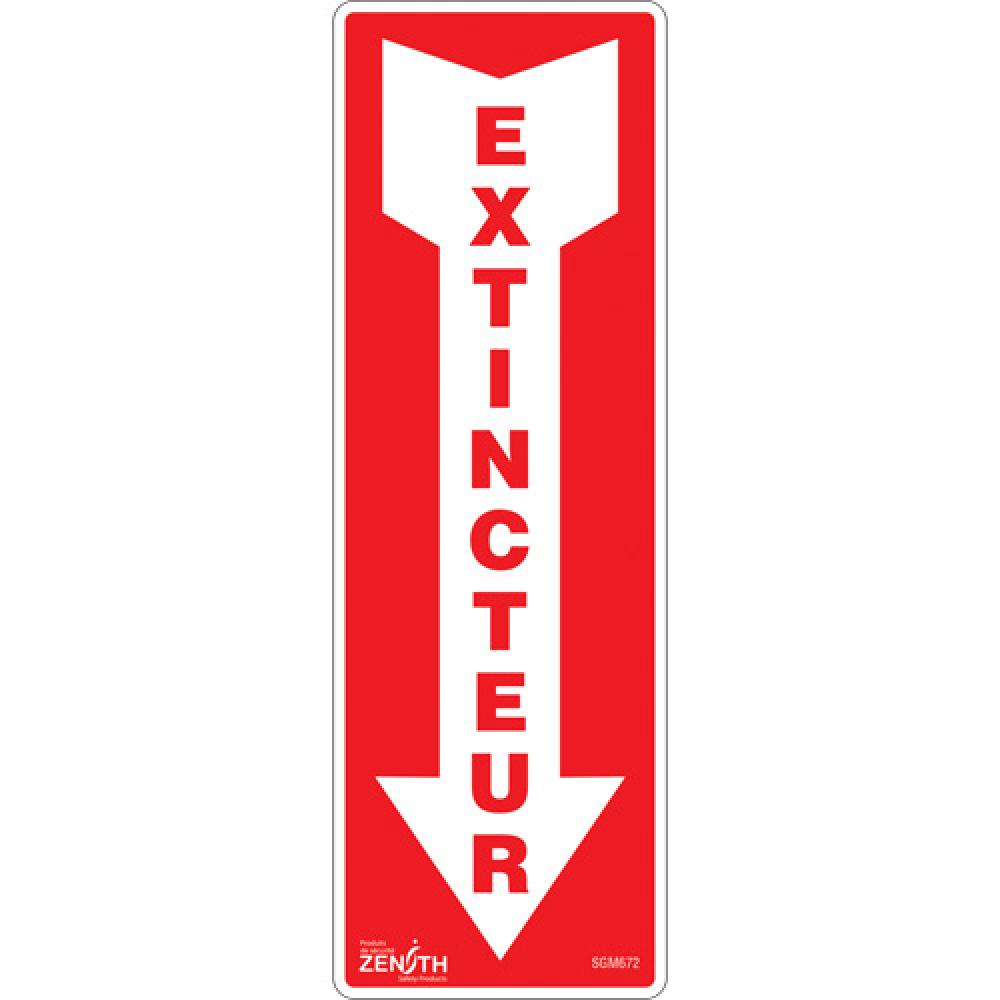 &#34;Extincteur&#34; Arrow Sign<span class=' ItemWarning' style='display:block;'>Item is usually in stock, but we&#39;ll be in touch if there&#39;s a problem<br /></span>