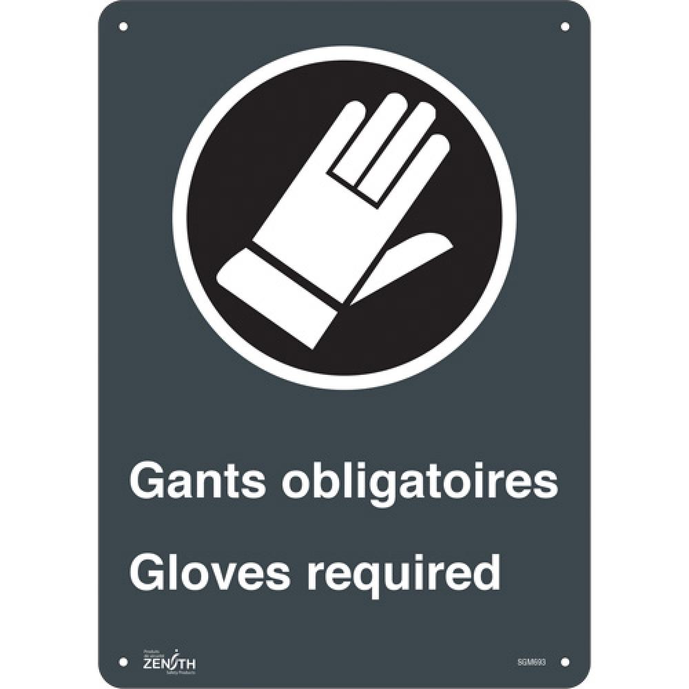 &#34;Gant Obligatoires - Gloves Required&#34; Sign<span class=' ItemWarning' style='display:block;'>Item is usually in stock, but we&#39;ll be in touch if there&#39;s a problem<br /></span>