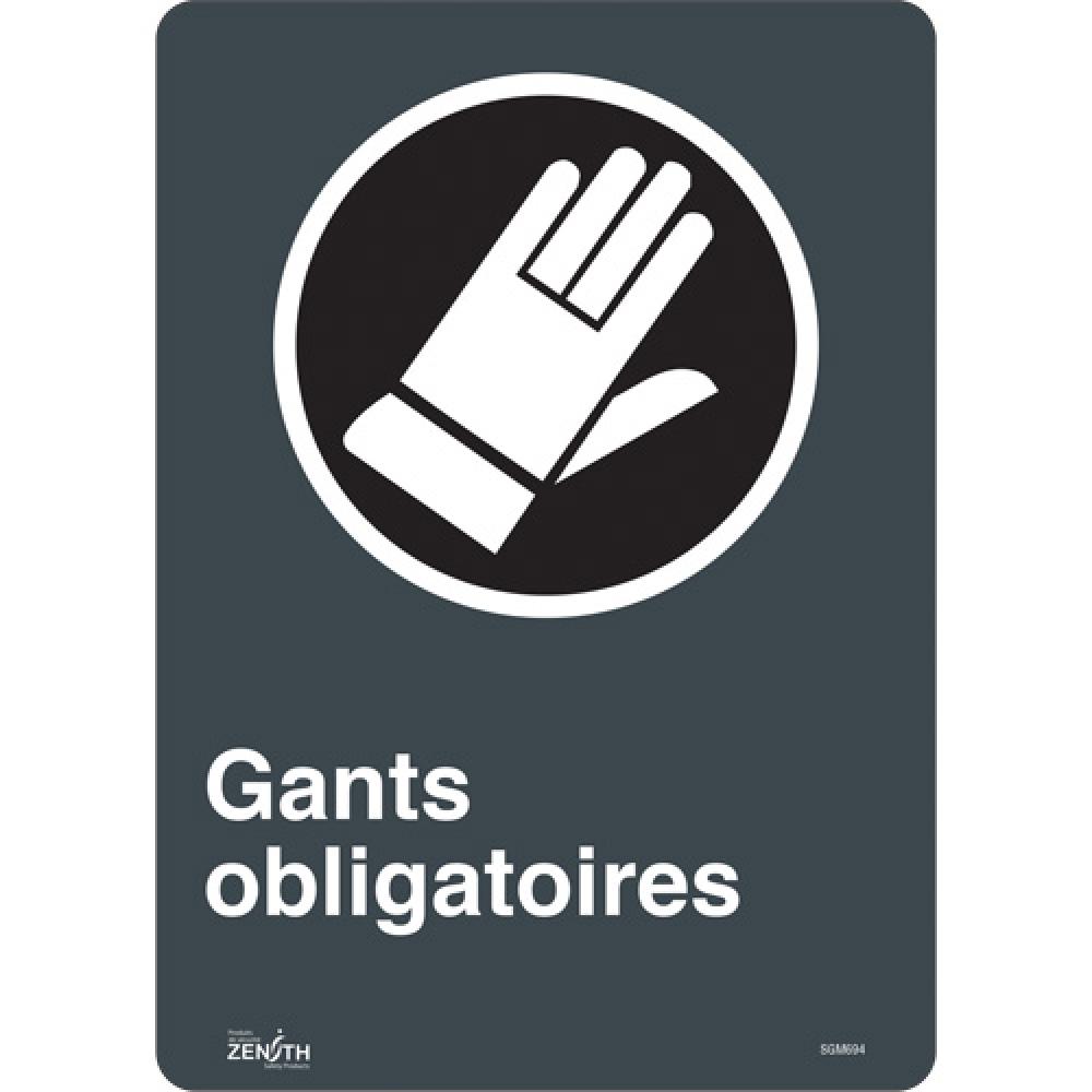 &#34;Gants Obligatoires&#34; Sign<span class=' ItemWarning' style='display:block;'>Item is usually in stock, but we&#39;ll be in touch if there&#39;s a problem<br /></span>