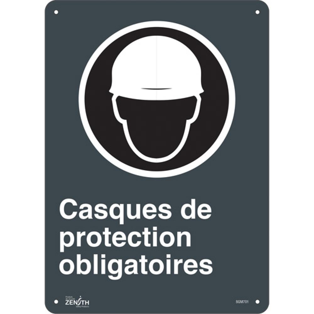 &#34;Casques De Protection Obligatoires&#34; Sign<span class=' ItemWarning' style='display:block;'>Item is usually in stock, but we&#39;ll be in touch if there&#39;s a problem<br /></span>