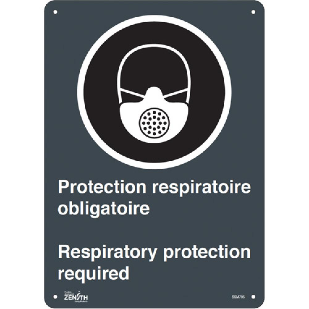 &#34;Protection Respiratoire Respiratory Protection&#34; Sign<span class=' ItemWarning' style='display:block;'>Item is usually in stock, but we&#39;ll be in touch if there&#39;s a problem<br /></span>