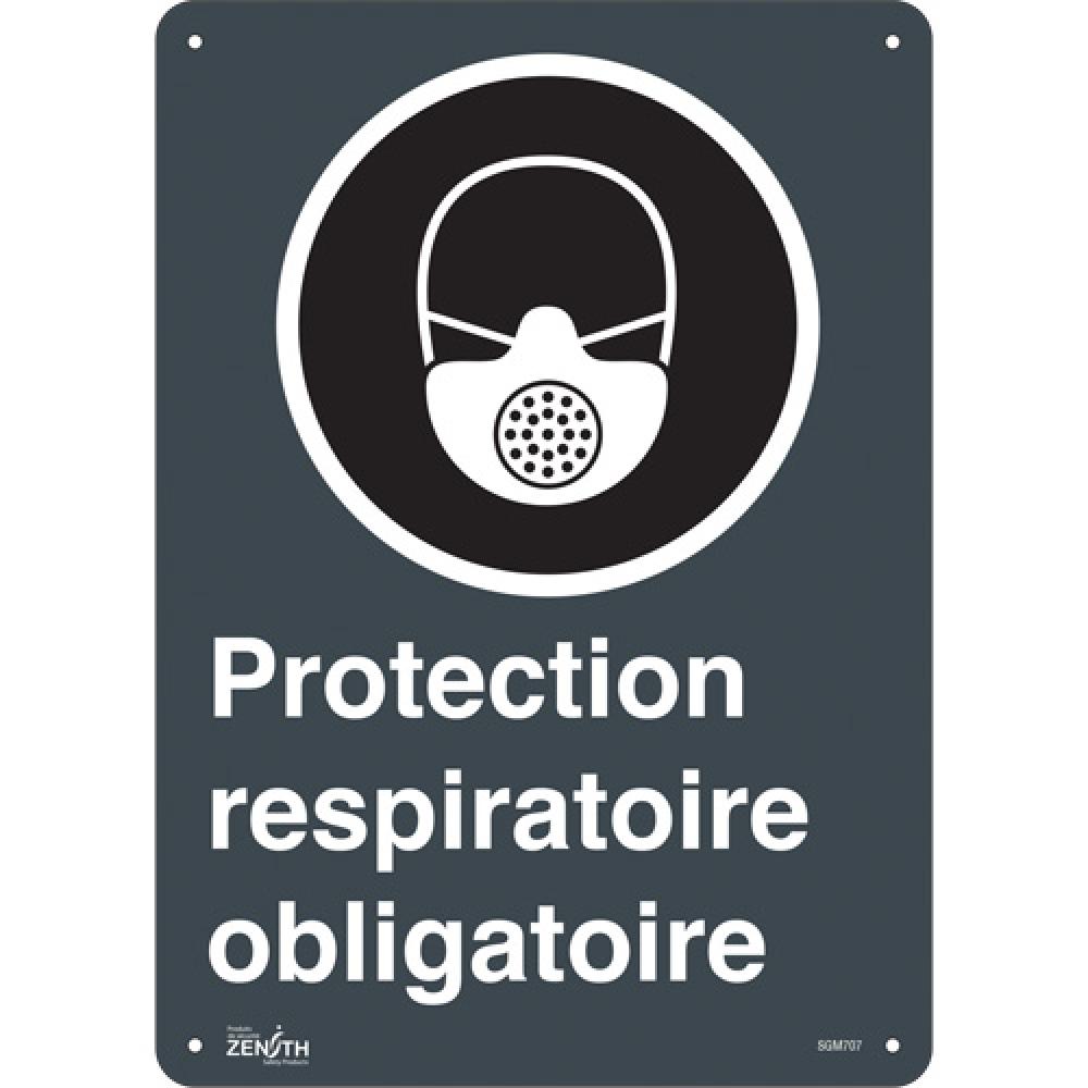 &#34;Protection Respiratoire Obligatoire&#34; Sign<span class=' ItemWarning' style='display:block;'>Item is usually in stock, but we&#39;ll be in touch if there&#39;s a problem<br /></span>