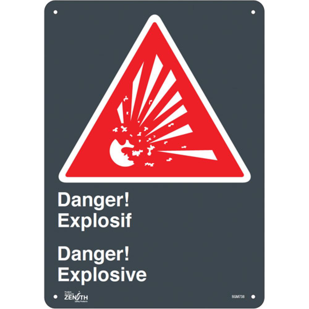 &#34;Explosif/Explosive&#34; Sign<span class=' ItemWarning' style='display:block;'>Item is usually in stock, but we&#39;ll be in touch if there&#39;s a problem<br /></span>