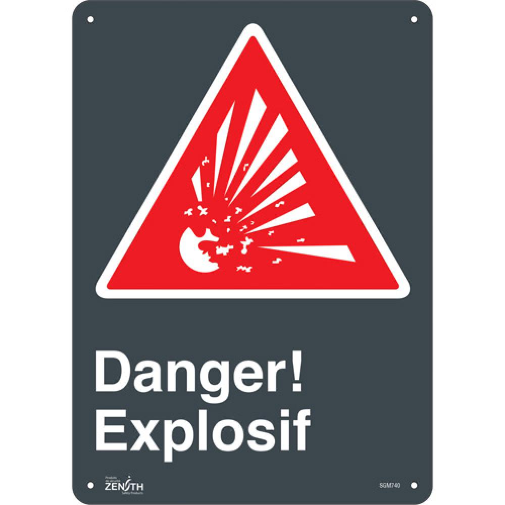 &#34;Explosif&#34; Sign<span class=' ItemWarning' style='display:block;'>Item is usually in stock, but we&#39;ll be in touch if there&#39;s a problem<br /></span>