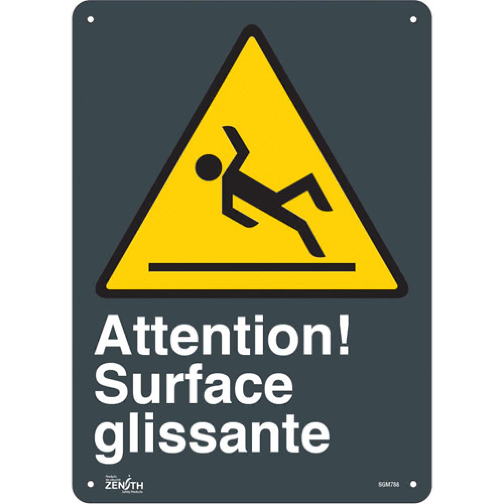 &#34;Surface Glissante&#34; Sign<span class=' ItemWarning' style='display:block;'>Item is usually in stock, but we&#39;ll be in touch if there&#39;s a problem<br /></span>