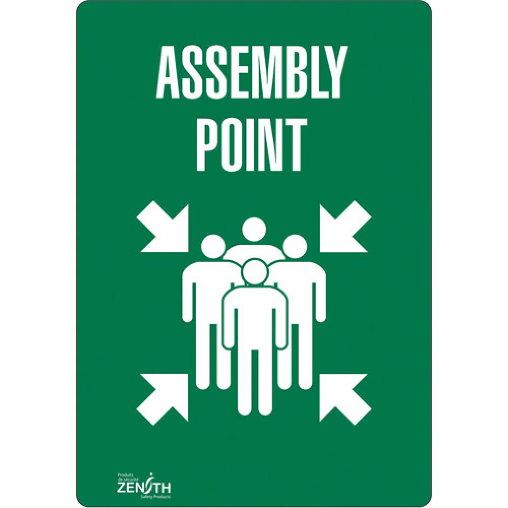 &#34;Assembly Point&#34; Sign<span class=' ItemWarning' style='display:block;'>Item is usually in stock, but we&#39;ll be in touch if there&#39;s a problem<br /></span>