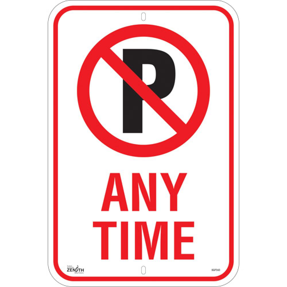 No Parking &#34;Any Time&#34; Sign<span class=' ItemWarning' style='display:block;'>Item is usually in stock, but we&#39;ll be in touch if there&#39;s a problem<br /></span>