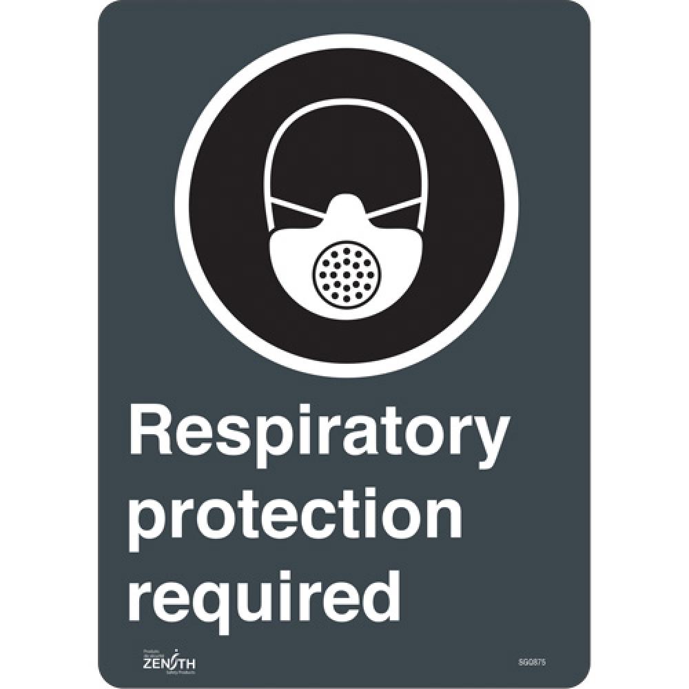 &#34;Respiratory Protection Required&#34; CSA Safety Sign<span class=' ItemWarning' style='display:block;'>Item is usually in stock, but we&#39;ll be in touch if there&#39;s a problem<br /></span>