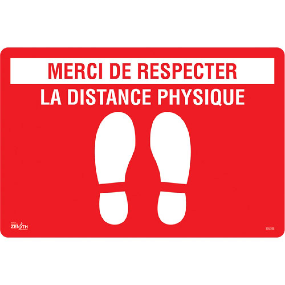 SIGN 12&#34;X18&#34; PHYSICAL DISTANCING, FRE, ADH VNYL<span class='Notice ItemWarning' style='display:block;'>Item has been discontinued<br /></span>