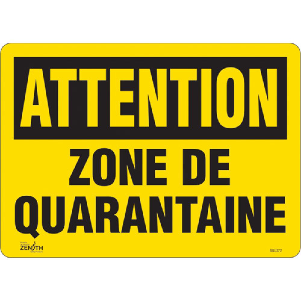 &#34;Zone de quarantaine&#34; Sign<span class=' ItemWarning' style='display:block;'>Item is usually in stock, but we&#39;ll be in touch if there&#39;s a problem<br /></span>