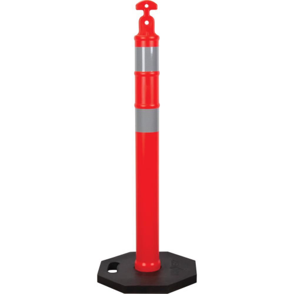 DELINEATOR POST WITH OCT. RUBBER BASE<span class='Notice ItemWarning' style='display:block;'>Item has been discontinued<br /></span>