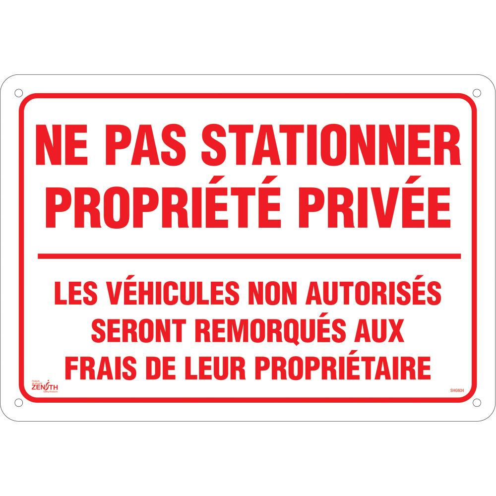 SIGN 14&#34;X20&#34;  NEPAS STATIONNR PROPRIETEPRIVEE,AL<span class=' ItemWarning' style='display:block;'>Item is usually in stock, but we&#39;ll be in touch if there&#39;s a problem<br /></span>