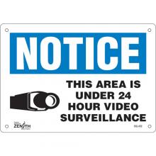 Zenith Safety Products SGL432 - "24 Hour Surveillance" Sign