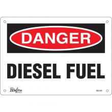 Zenith Safety Products SGL540 - "Diesel Fuel" Sign