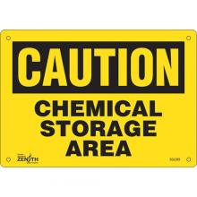 Zenith Safety Products SGL583 - "Chemical Storage Area" Sign