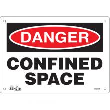 Zenith Safety Products SGL595 - "Confined Space" Sign