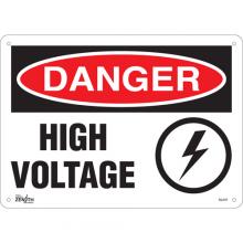 Zenith Safety Products SGL627 - "High Voltage" Sign