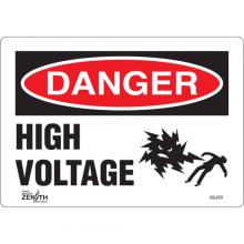 Zenith Safety Products SGL629 - "High Voltage" Sign