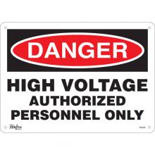 Zenith Safety Products SGL640 - "Authorized Personnel Only" Sign