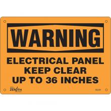 Zenith Safety Products SGL661 - "Electrical Panel" Sign