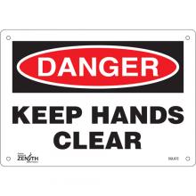 Zenith Safety Products SGL672 - "Keep Hands Clear" Sign