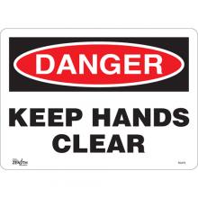 Zenith Safety Products SGL674 - "Keep Hands Clear" Sign