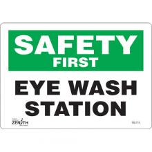 Zenith Safety Products SGL713 - "Eye Wash Station" Sign