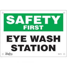 Zenith Safety Products SGL715 - "Eye Wash Station" Sign