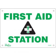 Zenith Safety Products SGL763 - "First Aid Station" Sign