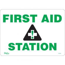 Zenith Safety Products SGL764 - "First Aid Station" Sign