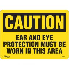 Zenith Safety Products SGL881 - "Ear And Eye Protection" Sign