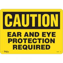 Zenith Safety Products SGL887 - "Ear And Eye Protection" Sign