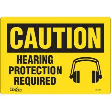 Zenith Safety Products SGL907 - "Hearing Protection Required" Sign