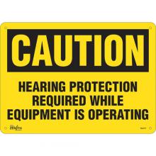 Zenith Safety Products SGL917 - "Hearing Protection Required" Noise Hazard Sign