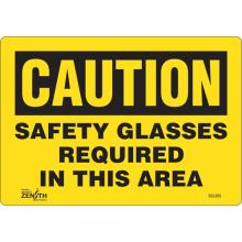 Zenith Safety Products SGL925 - "Safety Glasses Required" Sign