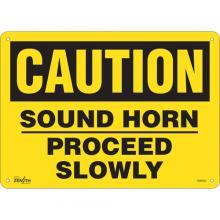 Zenith Safety Products SGM026 - "Proceed Slowly" Sign