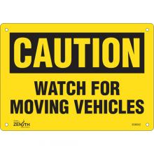 Zenith Safety Products SGM042 - "Watch For Moving Vehicles" Sign