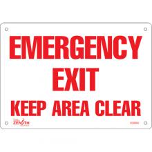 Zenith Safety Products SGM066 - "Emergency Exit" Sign